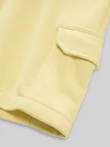 TOM TAILOR Mädchen Cargo Sweat-Shorts, gelb, Uni – Bild 4