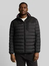 TOM TAILOR Herren Plus Size - Hybrid Steppweste mit Stehkragen, schwarz, Uni – Bild 4