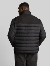TOM TAILOR Herren Plus Size - Hybrid Steppweste mit Stehkragen, schwarz, Uni – Bild 5