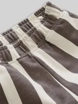 TOM TAILOR Jungen Sweat-Shorts mit Muster, grau, Gestreift – Bild 4