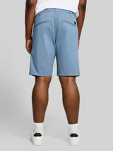TOM TAILOR Herren Plus Size - Slim Chino Shorts, blau, Uni – Bild 5