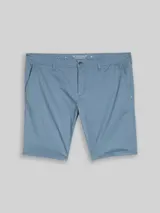 TOM TAILOR Herren Plus Size - Slim Chino Shorts, blau, Uni – Bild 3