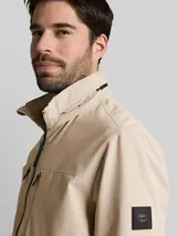 TOM TAILOR Herren Blouson Jacke mit verstaubarer Kapuze, braun, Uni – Bild 6