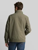 TOM TAILOR Herren Blouson Jacke mit verstaubarer Kapuze, grün, Uni – Bild 5