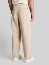 TOM TAILOR DENIM Herren TTLOOSE Chino Hose aus Baumwolle, grau, Uni – Bild 5