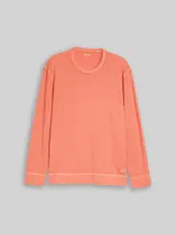 TOM TAILOR Herren Langarmshirt mit Waffelstruktur, rot, Uni – Bild 3