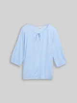 TOM TAILOR Damen Plus Size - Bluse mit Streifenmuster, blau, Gestreift – Bild 3