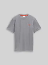 TOM TAILOR Herren Piqué T-Shirt in Melange-Optik, blau, Uni – Bild 3