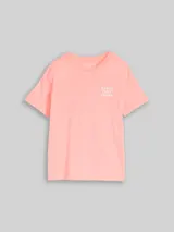 TOM TAILOR Jungen Oversize T-Shirt mit Print, rosa, Uni – Bild 3