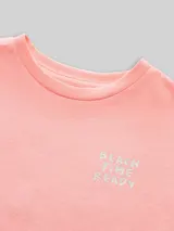 TOM TAILOR Jungen Oversize T-Shirt mit Print, rosa, Uni – Bild 4