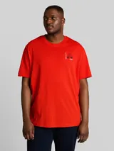 TOM TAILOR Herren Plus Size - T-Shirt mit Print, rot, Uni – Bild 4