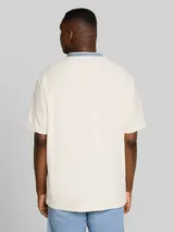TOM TAILOR Herren Plus Size - Poloshirt mit Stehkragen, braun, Uni – Bild 5