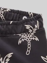 TOM TAILOR Jungen Shorts mit Muster, grau, Palmenprint – Bild 4