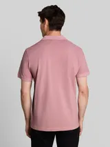 TOM TAILOR Herren Piqué Poloshirt mit Logo-Print, rosa, Uni – Bild 5