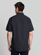 TOM TAILOR Herren Regular Fit Kurzarmhemd mit Karomuster, blau, Kariert – Bild 5