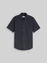TOM TAILOR Herren Regular Fit Kurzarmhemd mit Karomuster, blau, Kariert – Bild 3