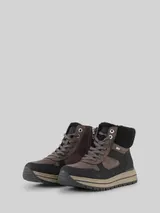TOM TAILOR Damen Wasserfeste Stiefeletten mit Plateau-Sohle, schwarz, Uni – Bild 3