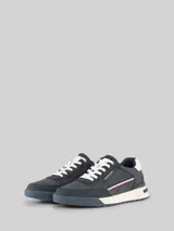 TOM TAILOR Herren Sneaker aus Lederimitat, blau, Uni – Bild 3