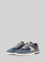 TOM TAILOR Herren Sneaker mit Mesh-Einsätzen, blau, Uni – Bild 3