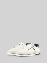 TOM TAILOR Herren Sneaker aus strukturiertem Lederimitat, weiß, Uni – Bild 3