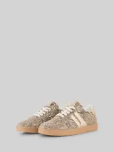 TOM TAILOR Damen Sneaker mit Animal-Print, beige, Animalprint – Bild 3