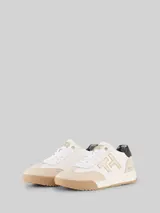 TOM TAILOR Damen Sneaker mit Colour-Blocking, beige, Uni – Bild 3