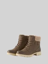 TOM TAILOR Damen Wasserdichte Stiefel mit Fütterung, beige, Uni – Bild 3