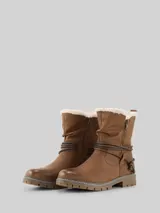 TOM TAILOR Damen Wasserfeste Stiefel mit Fütterung, braun, Uni – Bild 3
