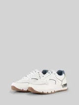 TOM TAILOR Herren Sneaker mit Mesh-Einsatz, weiß, Uni – Bild 3