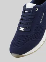 TOM TAILOR Damen Sneaker mit Mesh-Einsatz, blau, Uni – Bild 4