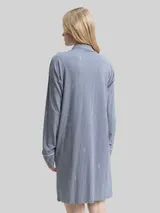 TOM TAILOR Damen Gestreiftes Nachthemd, blau, Gestreift – Bild 5