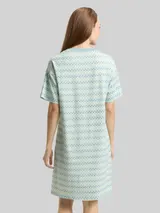 TOM TAILOR Damen Nachthemd mit Muster, blau, Gemustert – Bild 5