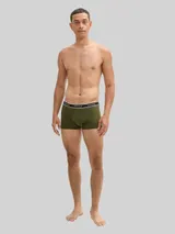 TOM TAILOR Herren Kurze Boxershorts im 2er-Pack, grün, Uni – Bild 4