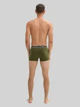 TOM TAILOR Herren Kurze Boxershorts im 2er-Pack, grün, Uni – Bild 5