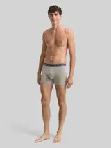 TOM TAILOR Herren Mittellange Boxershorts im 3er-Pack, grau, Uni – Bild 4