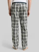 TOM TAILOR Herren Pyjama-Hose aus Baumwolle mit Karomuster, grün, Kariert – Bild 5