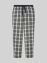 TOM TAILOR Herren Pyjama-Hose aus Baumwolle mit Karomuster, grün, Kariert – Bild 3