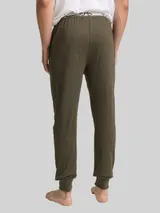 TOM TAILOR Herren Pyjama-Hose in Melange-Optik, grün, Meliert – Bild 5