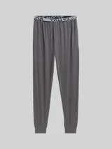 TOM TAILOR Herren Pyjama-Hose in Melange-Optik, grau, Meliert – Bild 3