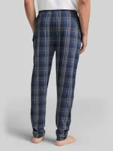 TOM TAILOR Herren Pyjama-Hose mit Karomuster, blau, Kariert – Bild 5