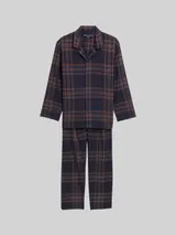TOM TAILOR Herren Pyjama-Set mit Karomuster, braun, Kariert – Bild 3