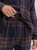 TOM TAILOR Herren Pyjama-Set mit Karomuster, braun, Kariert – Bild 6