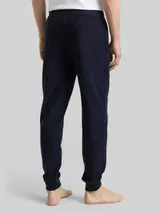 TOM TAILOR Herren Pyjama-Hose mit Struktur, blau, Uni – Bild 5