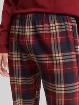 TOM TAILOR Herren Pyjama-Set mit Karomuster, rot, Kariert – Bild 6