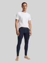 TOM TAILOR Herren Lange Unterhose, blau, Uni – Bild 4
