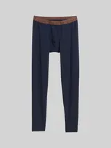 TOM TAILOR Herren Lange Unterhose, blau, Uni – Bild 3