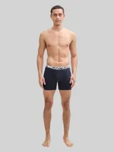 TOM TAILOR Herren Mittellange Boxershorts im 4er-Pack, rot, Uni – Bild 4