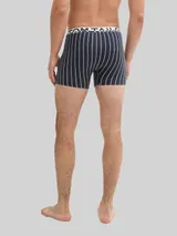 TOM TAILOR Herren Mittellange Boxershorts im 4er-Pack, blau, Gestreift – Bild 5