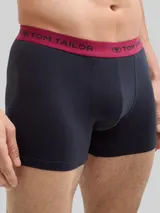 TOM TAILOR Herren Kurze Boxershorts im 6er-Pack, rot, Uni – Bild 6