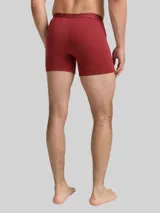 TOM TAILOR Herren Kurze Boxershorts im 2er-Pack, rot, Uni – Bild 5